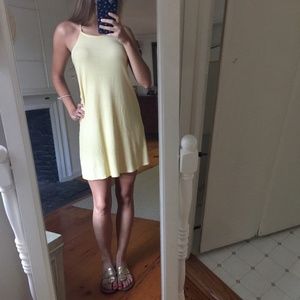 Charlotte Russe Yellow Swing Summer Dress